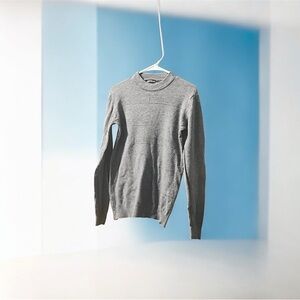 Frame Denim Men's Heather Gray Crewneck Sweater